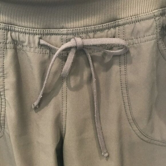 Tek Gear Cropped Sweatpants Charcoal Gray Elastic With Pockets Drawstring Active - Picture 3 of 14